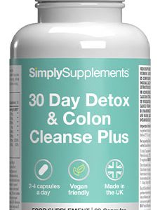 30 Day Detox Colon Cleanse Plus (90 Capsules)