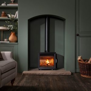 Arada M Series Cast Wood Burning Ecodesign Widescreen Stove