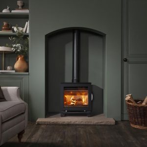 Arada M Series Steel Wood Burning Ecodesign Widescreen Stove