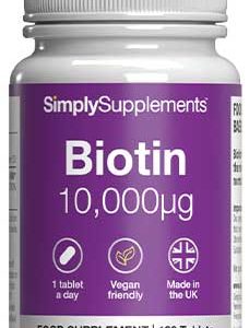 Biotin 10000mcg (120 Tablets)