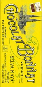 Bonnat, Selva Maya, 75% dark chocolate bar
