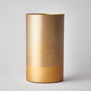 Brass Cylinder Vase