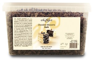 Callebaut dark chocolate blossoms (curls)