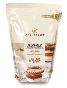Callebaut salted caramel chocolate pearls (Crispearls) 800g