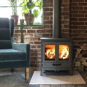 Charnwood Island One Blu Wood Burning / Multifuel Ecodesign Stove