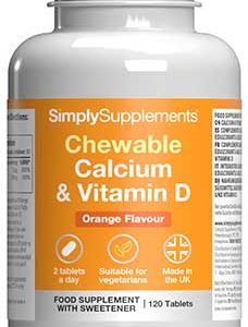 Chewable Calcium Vitamin D (120 Tablets)