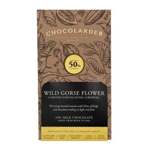 Chocolarder, Wild Gorse Flower, 50% Milk Chocolate Bar