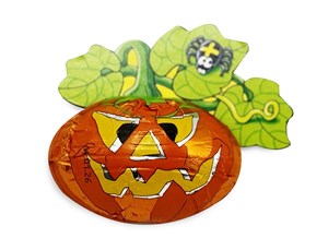 Chocolate pumpkins - Bulk drum of 60