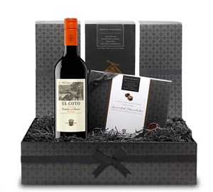 Dark Chocolate & Red Wine Small Gift Hamper