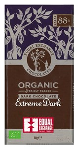 Equal Exchange, organic, 88% Extreme Dark chocolate bar