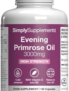 Evening Primrose Oil 3000mg (180 Capsules)