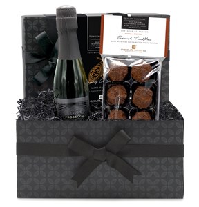 French Chocolate Truffles & Prosecco Mini Gift Hamper
