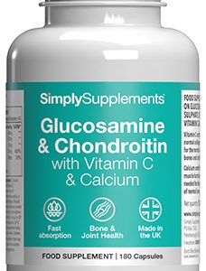 Glucosamine Chondroitin Vit C Calcium (180 Capsules)