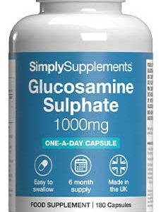 Glucosamine Sulphate 1000mg Capsules (180 Capsules)