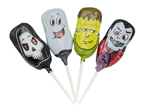Halloween Chocolate Lollies - Bag of 5