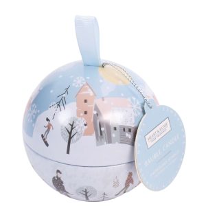 Heart & Home Tin Candle Snowflake Sparkle 85g