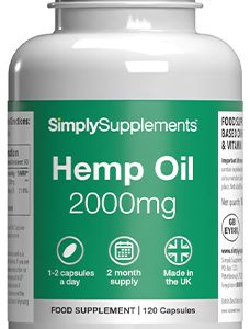 Hemp Seed Oil (120 Capsules)