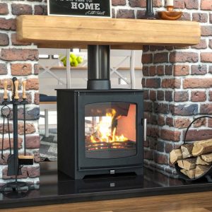 Henley Hazelwood DEFRA Approved Wood Burning Ecodesign Double Sided Stove