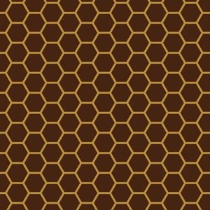 Honeycomb, chocolate transfer sheets x2