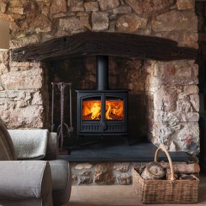 Hunter Herald 5 Wood Burning Slimline Double Door Ecodesign Stove