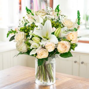 Luxury White Rose & Lily