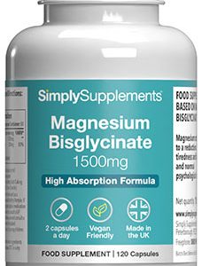 Magnesium Bisglycinate 1500mg (120 Capsules)