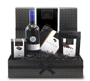 Milk Chocolate Selection & Red Wine Small Gift Hamper