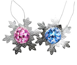 Milk Chocolate Snowflake Tree Decorations - Bag of 20