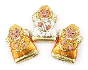 Milk chocolate mini angels - Bulk box of 100