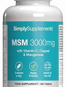 Msm 3000mg (180 Tablets)