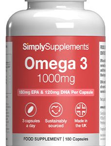Omega 3 1000mg (180 Capsules)