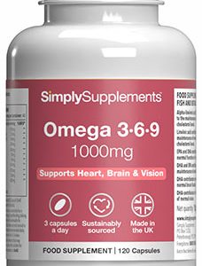 Omega 3 6 9 1000mg (120 Capsules)
