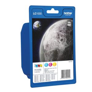 Original Brother LC1000 Ink Cartridge Multipack (C/M/Y)