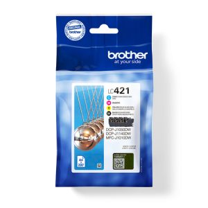 Original Brother LC421 Ink Cartridge Multipack (B/C/M/Y)