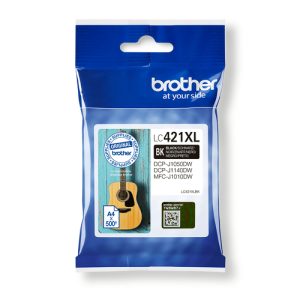 Original Brother LC421XLBK High Capacity Black Ink Cartridge