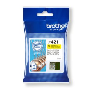 Original Brother LC421Y Yellow Ink Cartridge