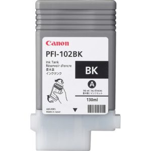 Original Canon PFI-102BK Black Ink Cartridge
