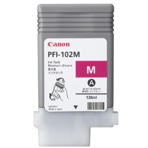 Original Canon PFI-102M Magenta Ink Cartridge