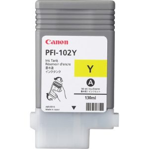 Original Canon PFI-102Y Yellow Ink Cartridge
