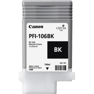 Original Canon PFI-106BK Black Ink Cartridge