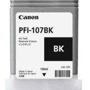Original Canon PFI-107BK Black Ink Cartridge 130ml