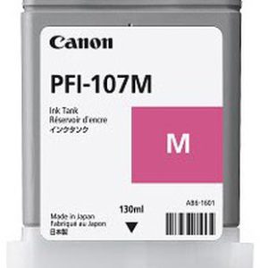 Original Canon PFI-107M Magenta Ink Cartridge 130ml