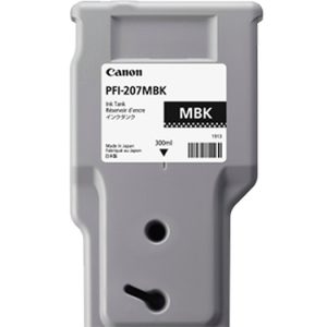 Original Canon PFI-207MBK Matte Black Ink Cartridge 300ml