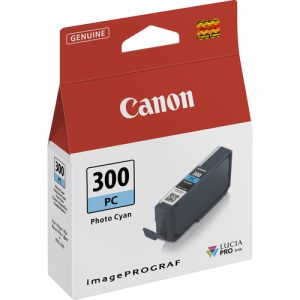 Original Canon PFI-300PC Photo Cyan Ink Cartridge