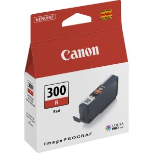 Original Canon PFI-300R Red Ink Cartridge