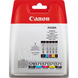 Original Canon PGI-570 & CLI-571 Ink Cartridge Multipack