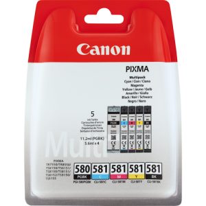 Original Canon PGI-580/CLI-581 Ink Cartridge Multipack (B/C/M/Y)