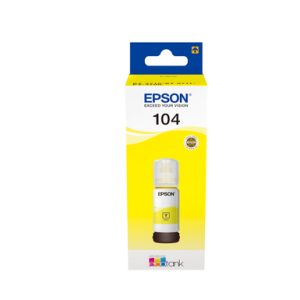 Original Epson 104 Ecotank Yellow Ink 65.0 ml