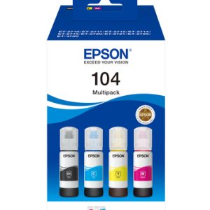 Original Epson 104 Ink Cartridge Multipack (B/C/M/Y)