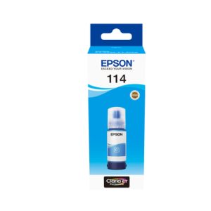 Original Epson 114 EcoTank Cyan Ink Bottle
